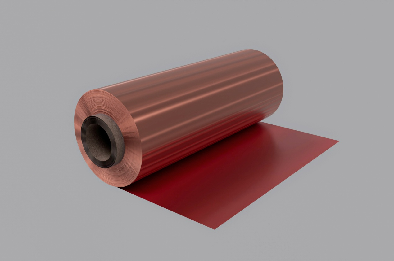 Red-Oxidized Rolled Copper Foil